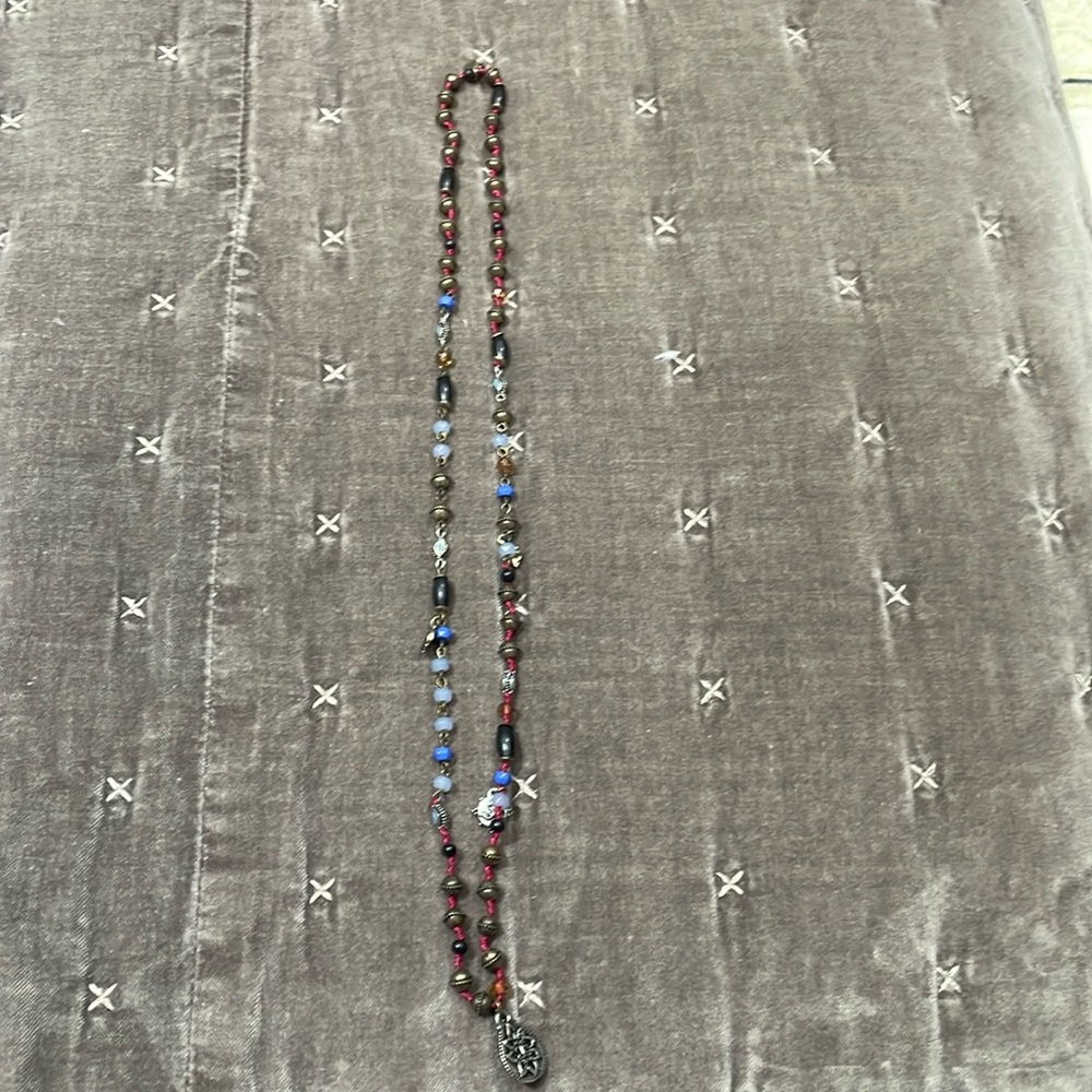 Lucky Brand read beaded necklace